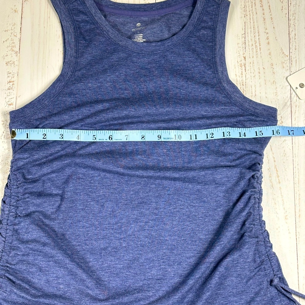 Apana Ruched Tank Top, Inkwell, Size Small - Picture 5 of 10